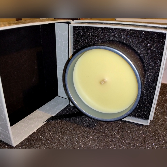 D.L & Co. RARE Chilled Vodka Candle 7.4 oz in Silver Sparkle Glass Embossed Box - Picture 2 of 7